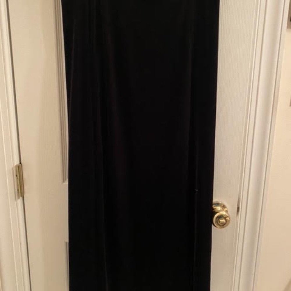Black Velveteen Skirt